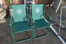 Two Folding Garden Chairs