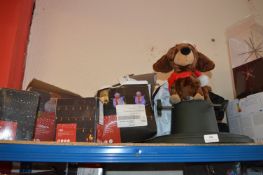 *Christmas Lights, Inflatable Santa, Christmas Dog