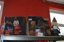 *Pop Up Santa, Christmas Projector, Inflatable San