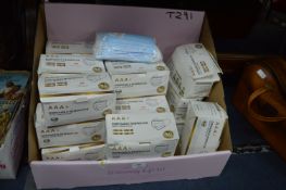 *23 Packs of Disposable Respirator Facemasks