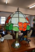 Coloured Lead Glass Lampshade