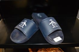 Penguin Blue Flip Flops Size: 9