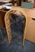 Basket Weave Wine Rack