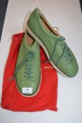 Gent Green Leather Shoe Size: 9.5