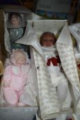 Three Ashton Drake Porcelain Dolls