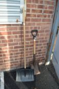 Workman Shovel and a Snow Shovel