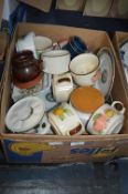 Pottery Items; Soup Bowls, Mugs, etc.