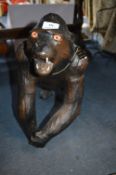 Leather Gorilla Figure