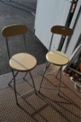 Pair of Folding Barstools