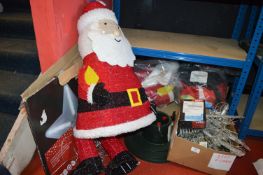 *Pop Up LED Tinsel Santas, Lights, Christmas Star,