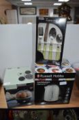 Russell Hobbs Kettle, 16pc Cutlery Set, etc.