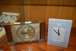 Vintage Metamec Mantel Clock plus One Other