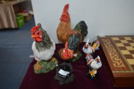 Five Cockerel Ornaments