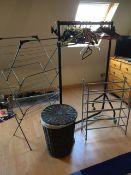 Mobile Clothes Rail, Clothes Airer, Shoe Rack, and Laundry Basket