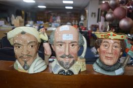 Three Royal Doulton Shakespearian Collection Chara