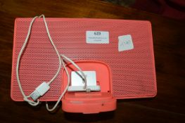 Salmon Pink iPod Docking Station