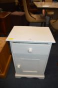 White Painted Bedside Cabinet