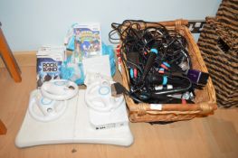 Nintendo Wii with Games, Controllers, and Paraphernalia