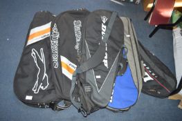 Five Tennis Racket Bags