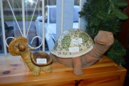 Two Tortoise Ornaments