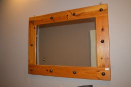 Wood Framed Wall Mirror