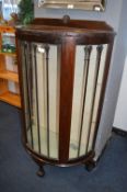 1930's Semi-Circular China Cabinet