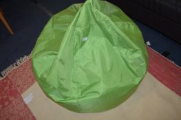 *Lime Green Outdoor Beanbag