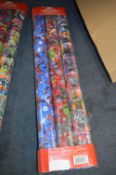 Three Rolls of Marvel Christmas Wrap