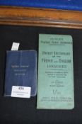 1917 Active Service Prayer Book plus French English Dictionary