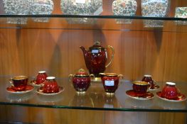 Carltonware Rouge Royale 15pc Coffee Set