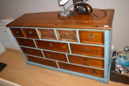 Antique Style Multidrawer Storage Unit