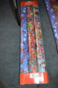 Three Rolls of Marvel Christmas Wrap