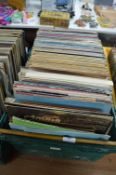 Large Crate of Mixed LP Records; Jazz, Classical,