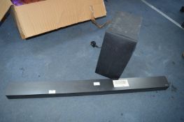 LG Soundbar and Subwoofer