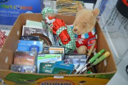 Winnie the Pooh Soft Toy plus DVDs etc.