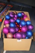 *Box of Christmas Baubles