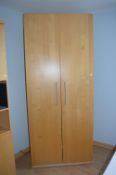 Ikea Double Wardrobe 8ft tall