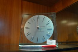Glass Mantel Clock