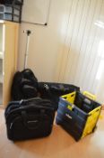 Three Travel Bags and a Rolson Trolley