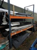 *Bay of Pallet Racking and Four Shelf Units Containing Assorted UPVC