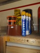 *Assorted Cable and Pipeline Identification Tapes, and Five Cans of Line Marker