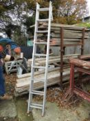 *Clima Eighteen Rung Aluminium Double Extending Ladder