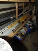 *Assorted Spirit Levels, Builders Profiles, etc.