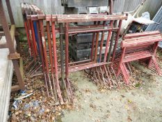 *Six Plasterer's Adjustable Stands