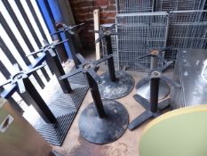 * 7 tables - 2 x short bases, 5 regular with selection of tops