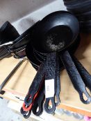 * 10 x small cast frying pans