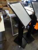 * floor standing A3 menu showcard holder