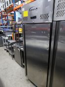 * Williams jade single door stainless steel upright chiller model hj1sa