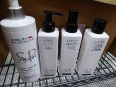 * large quantity of profesional beauty products products - make up remover, brush cleaner,