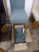 Five Blue Chair Covers